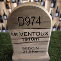Borne Kilométrique en bois "Mont-Ventoux" (Grand Modèle)