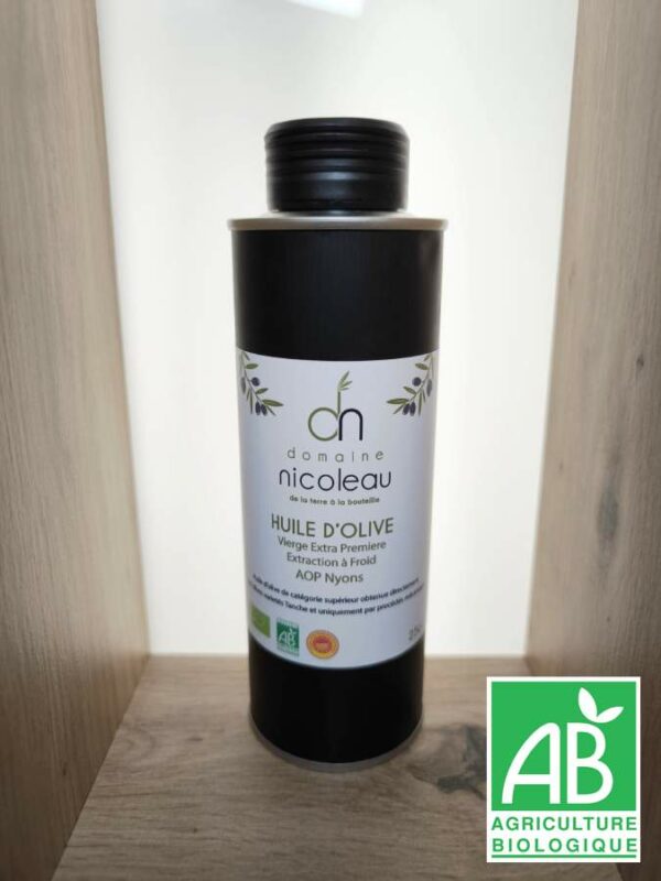 Domaine Nicoleau - Huile d'Olive AOP Nyons (25cL)