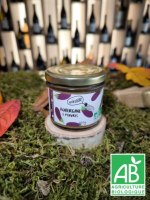 Local en Bocal - Tartinade végétale Bio "Aubergine - 5 poivres" (100g)