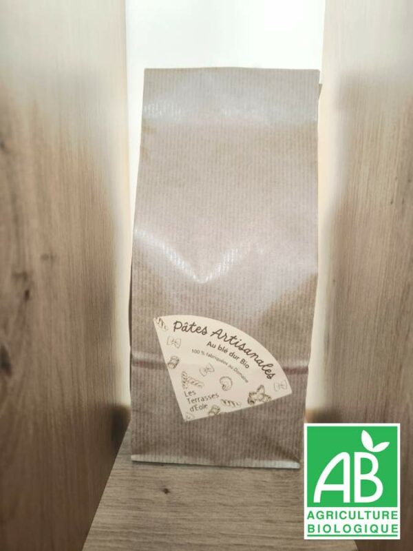 Les Terrasses d'Eole - Pâtes semi-complètes en sachet (250g)