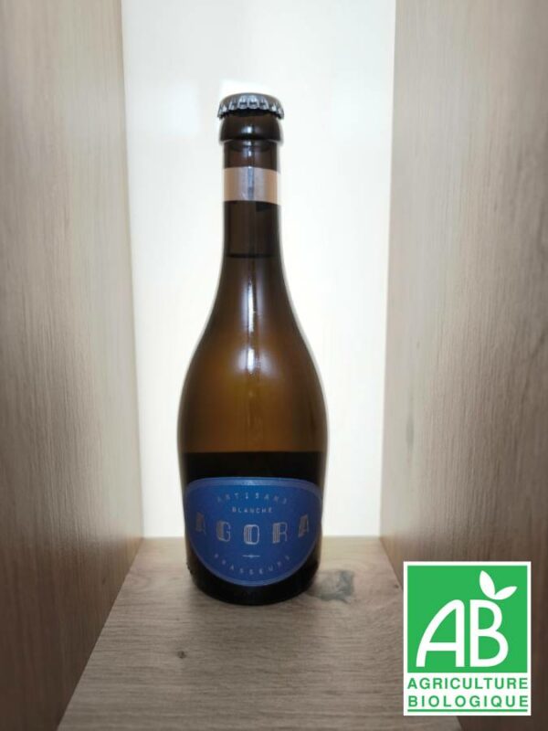Agora Artisans Brasseurs - Agora - Bière Blanche au petit épeautre de Sault (33cL) – Image 2