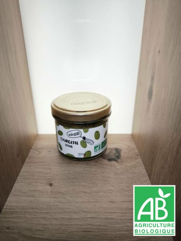 Local en Bocal - Tartinade végétale Bio "Courgette - Olive" (100g) – Image 2