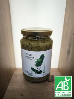 Local en Bocal - Sauce Gourmade Bio "Courgette - Basilic" (320g)